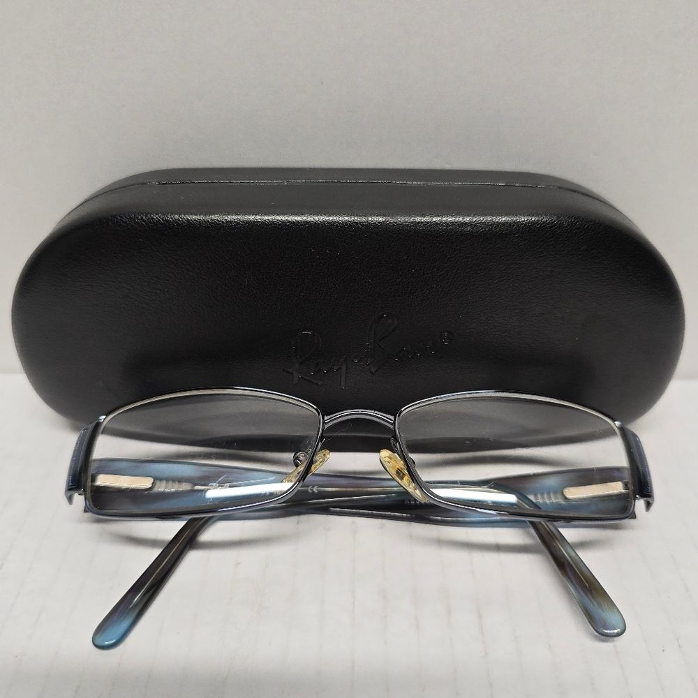 Ray Ban RB 6082 2507 Grey/Blue 51mm Eyeglasses Frames Italy Unisex